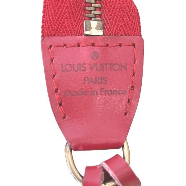 Louis Vuitton Epi Pochette Accessory Soir Castilian Red M52947 Bag Handbag