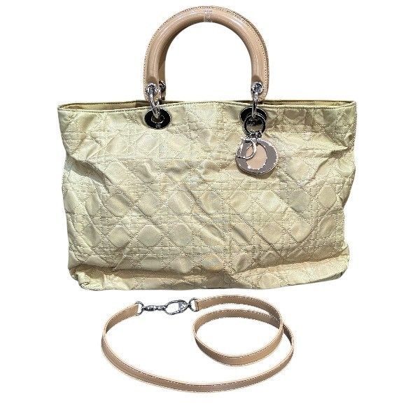 Dior Cannage Olive Green Bag Tote Bag Shoulder Bag Unisex