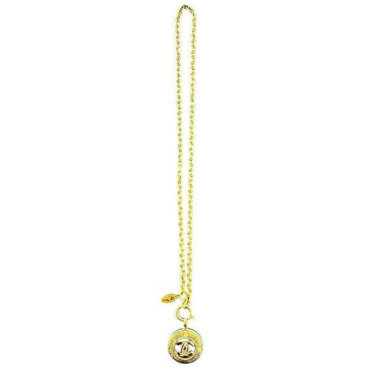 Chanel Cocomark 3848 Vintage Brand Accessories Necklace Ladies