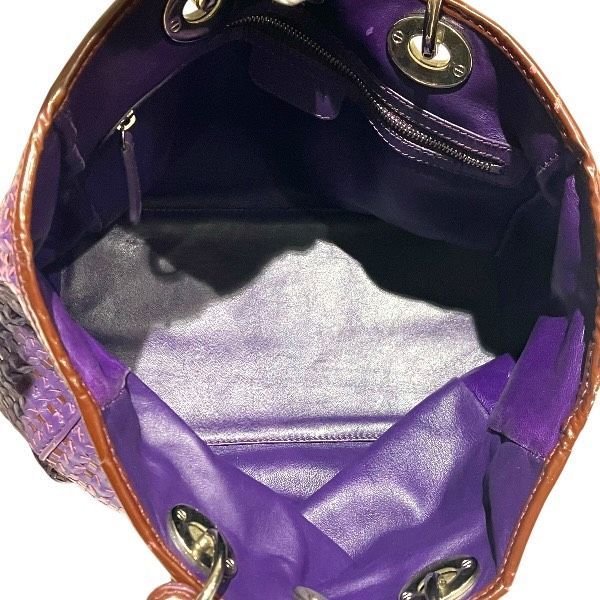 Dior Cannage Lady Dior Purple Bag Handbag Ladies