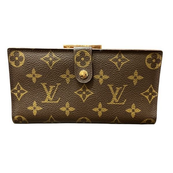 Louis Vuitton Monogram Continental Clutch T61217 Clasp Pocket Long Wallet