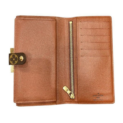 Louis Vuitton Monogram Continental Clutch T61217 Clasp Pocket Long Wallet