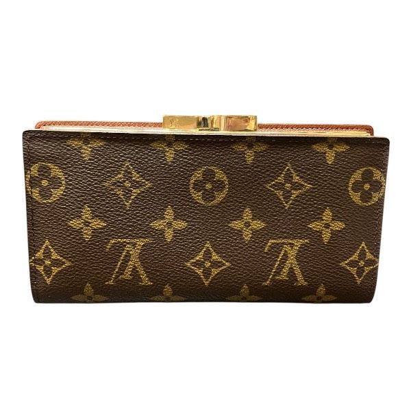 Louis Vuitton Monogram Continental Clutch T61217 Clasp Pocket Long Wallet