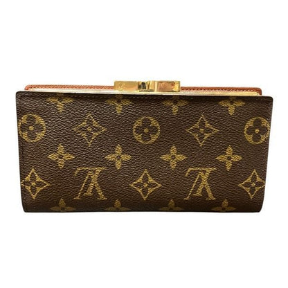 Louis Vuitton Monogram Continental Clutch T61217 Clasp Pocket Long Wallet
