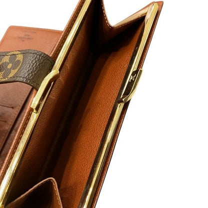 Louis Vuitton Monogram Continental Clutch T61217 Clasp Pocket Long Wallet