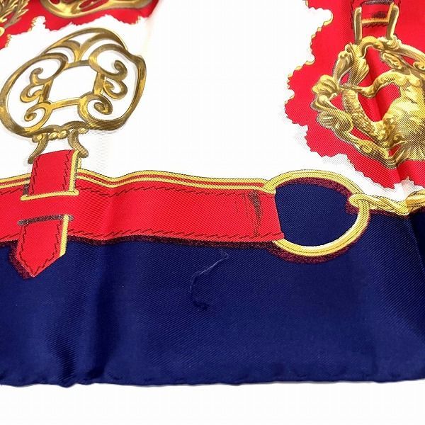 Hermes Carre 90 Cuivreries Copperwork Brand Accessories Scarf Women's