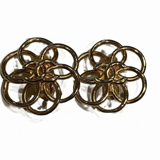 Chanel Cocomark Vintage Brand Accessories Earring Ladies