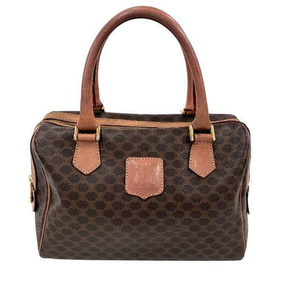Celine Macadam Brown Bag Handbag Unisex