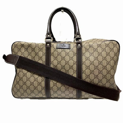 Gucci GG Supreme 201539 Bag Boston Bag Shoulder Bag Ladies