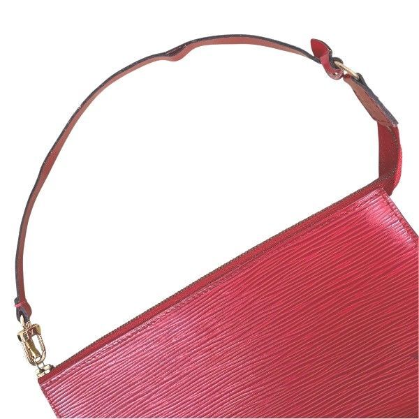 Louis Vuitton Epi Pochette Accessory Soir Castilian Red M52947 Bag Handbag