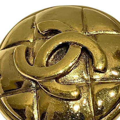 Chanel Cocomark Gold Brand Accessories Earring Women's