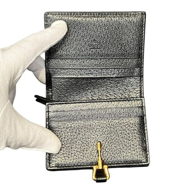 Gucci Jackie 1961 645536 Bifold Wallet with Piston Detail Women's