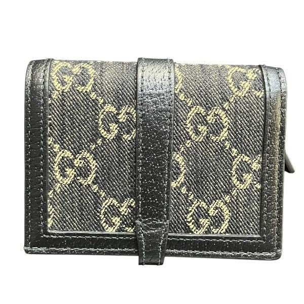 Gucci Jackie 1961 645536 Bifold Wallet with Piston Detail Women's