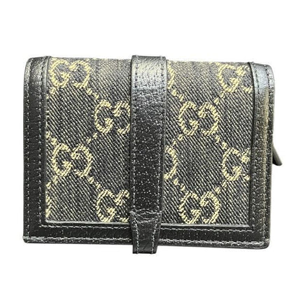 Gucci Jackie 1961 645536 Bifold Wallet with Piston Detail Women's