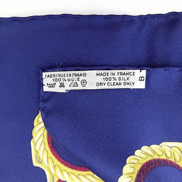 Hermes Carre 90 Cuivreries Copperwork Brand Accessories Scarf Women's