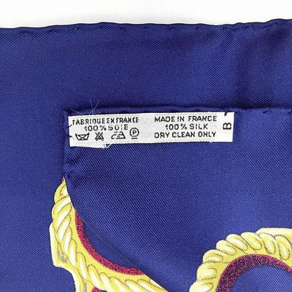 Hermes Carre 90 Cuivreries Copperwork Brand Accessories Scarf Women's