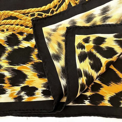 Dior Logo Animal Brand Accessories Scarf Women's