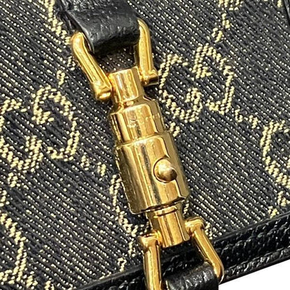 Gucci Jackie 1961 645536 Bifold Wallet with Piston Detail Women's