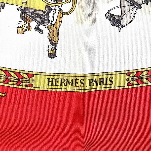 Hermes Carre90 Long Chien's Walk LA Promenade de Longchamps Brand Accessories