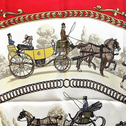 Hermes Carre90 Long Chien's Walk LA Promenade de Longchamps Brand Accessories