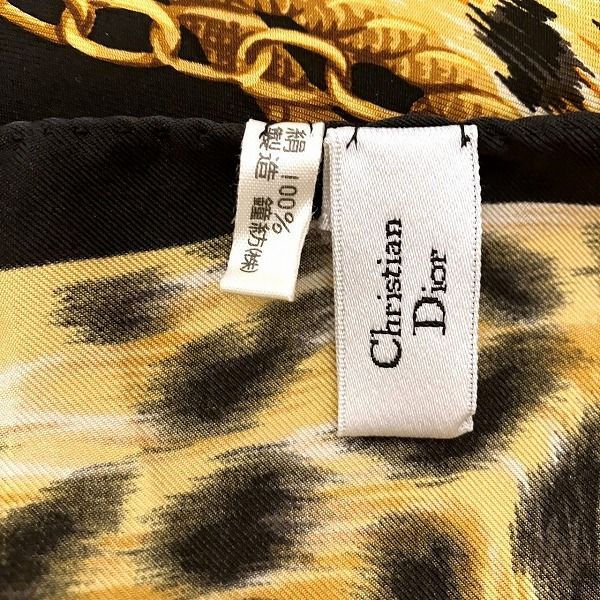 Dior Logo Animal Brand Accessories Scarf Women's