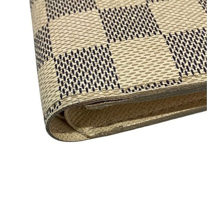 Louis Vuitton Damier Azure Portefeuille Marco N60018 Wallet Bifold Wallet Unisex