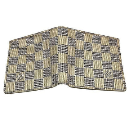 Louis Vuitton Damier Azure Portefeuille Marco N60018 Wallet Bifold Wallet Unisex