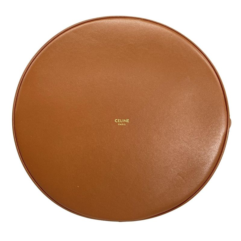 Celine Handbag 16 Bucket Bag Ivory and Brown