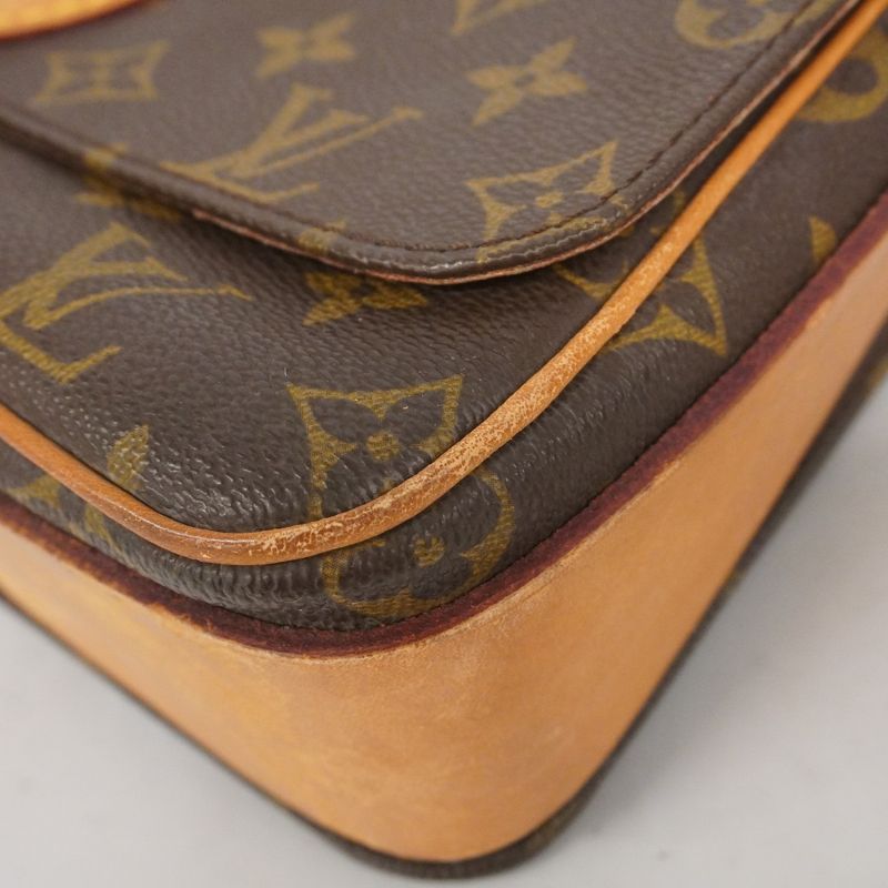 Louis Vuitton Shoulder Bag Monogram Cartesiere GM M51252 Brown Ladies