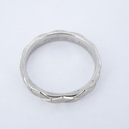 Chanel Ring Matelasse Pt950 Platinum #57 Men's