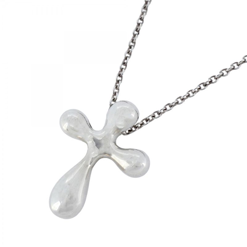 Tiffany & Co Necklace Small Cross Silver 925 Women