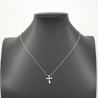 Tiffany & Co Necklace Small Cross Silver 925 Women