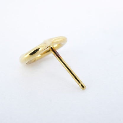 Tiffany & Co Earrings Open Heart 18K Yellow Gold Yellow Gold Ladies