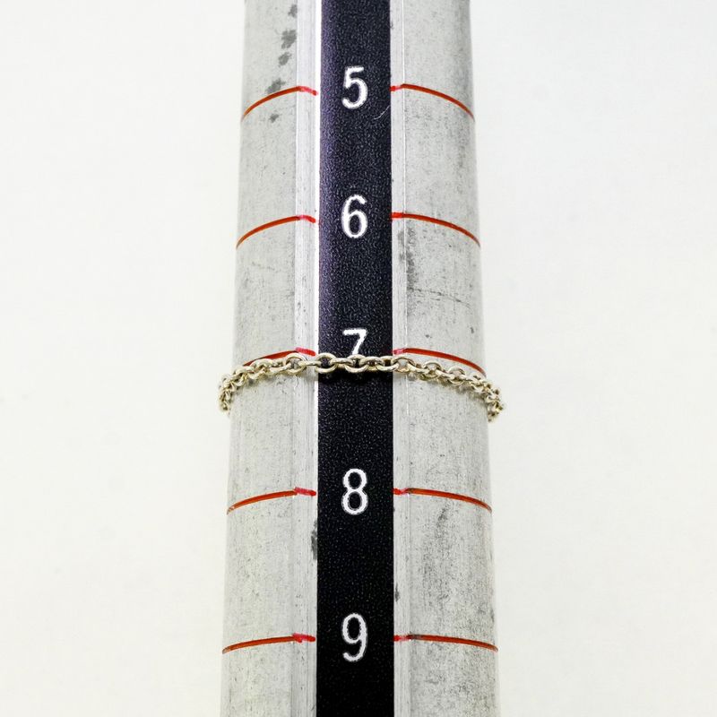 Tiffany & Co Ring By-the-yard Silver 925 Aquamarine Blue #7 Ladies