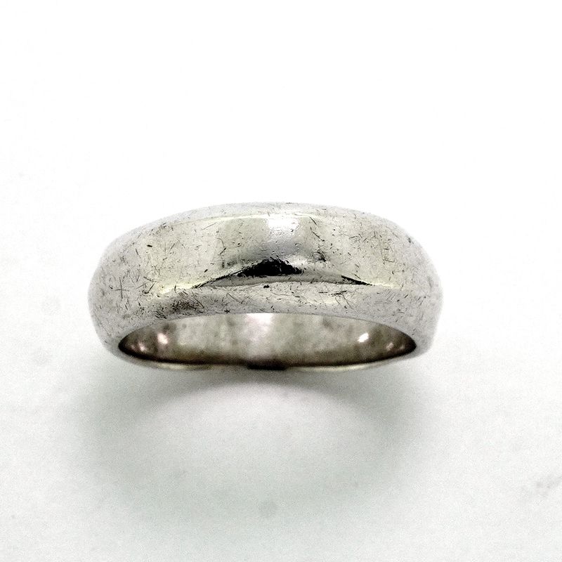 Tiffany & Co Ring Knife Edge Silver 925 Size 7 Ladies