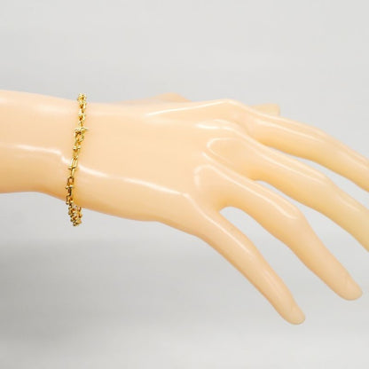 Tiffany & Co Bracelet Hardware Micro Link 18K Yellow Gold Yellow Gold Ladies