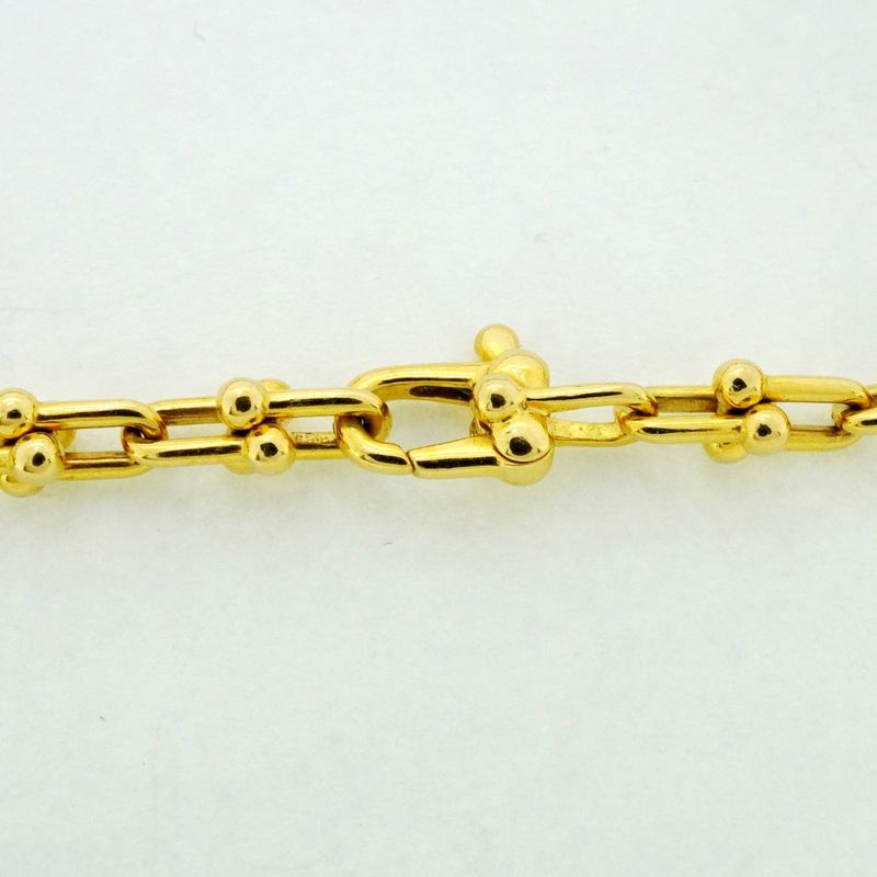 Tiffany & Co Bracelet Hardware Micro Link 18K Yellow Gold Yellow Gold Ladies