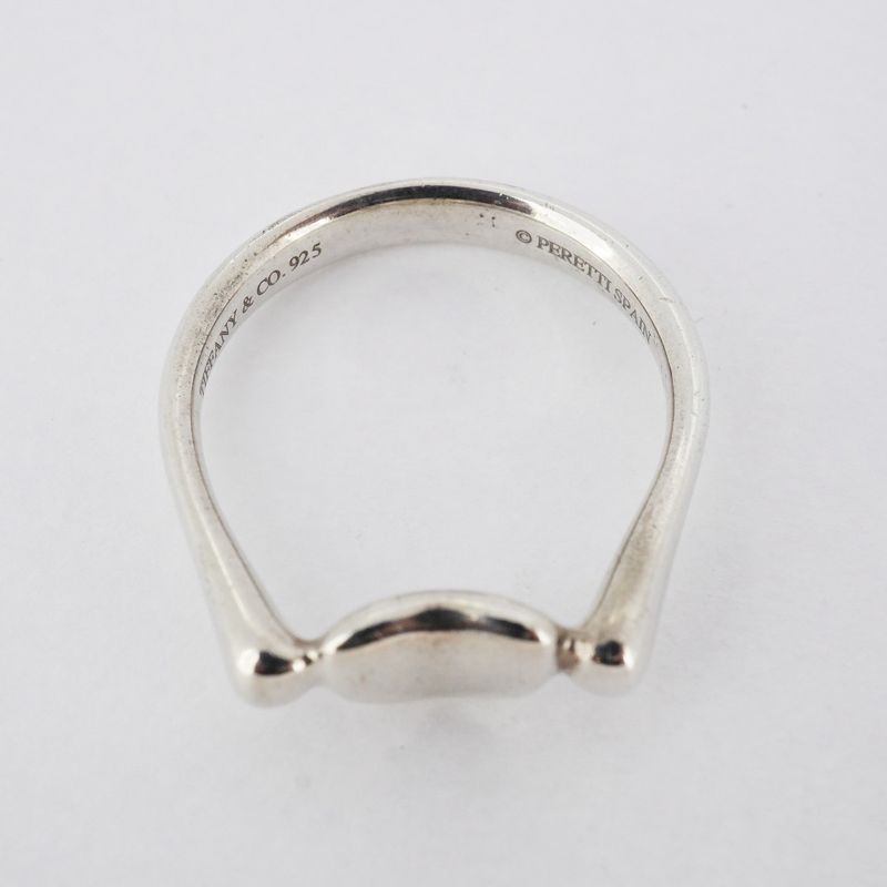 Tiffany & Co Ring Bean Silver 925 Size 11 Ladies
