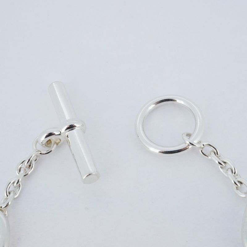 Hermes Bracelet Chaine D'ancre Farandole Silver 925 Ladies