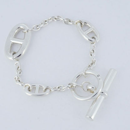 Hermes Bracelet Chaine D'ancre Farandole Silver 925 Ladies
