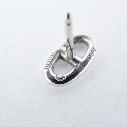 Hermes Earrings Chaine D'ancre 925 Silver Men Women Unisex
