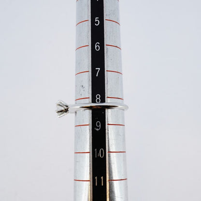 Tiffany & Co Ring Solitaire 1PD Pt950 Platinum Diamond #8 Ladies