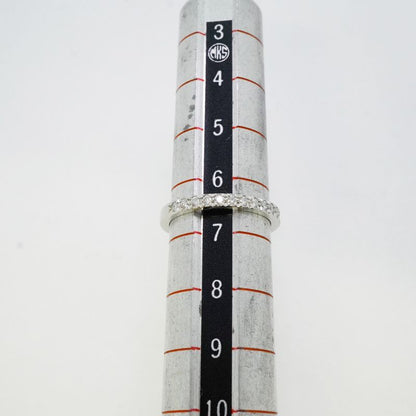 Tiffany & Co Ring Novo Half Eternity Pt950 Platinum Diamond #6.5 Ladies