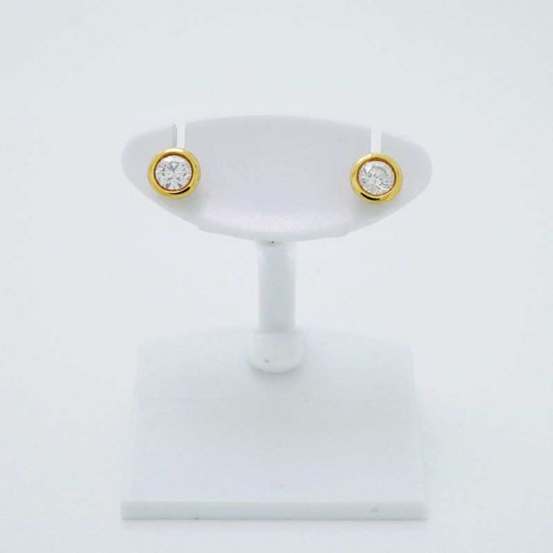 Tiffany & Co Earrings By-the-yard 1PD 18K Yellow Gold Yellow Gold Diamond Ladies