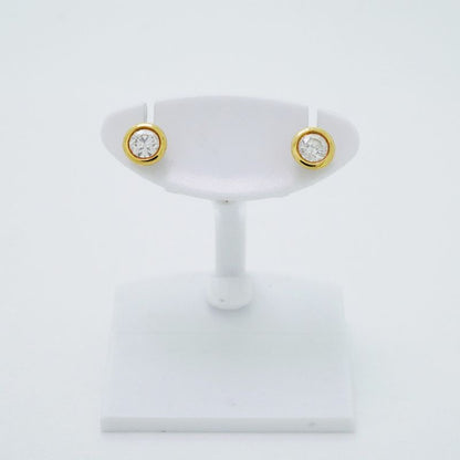 Tiffany & Co Earrings By-the-yard 1PD 18K Yellow Gold Yellow Gold Diamond Ladies