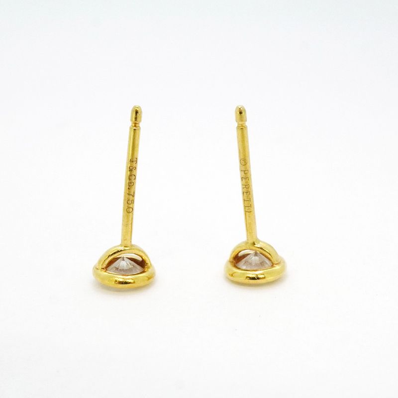 Tiffany & Co Earrings By-the-yard 1PD 18K Yellow Gold Yellow Gold Diamond Ladies