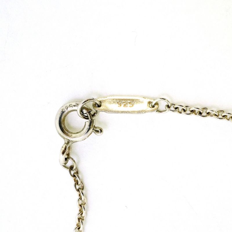 Tiffany & Co Necklace Interlocking Lariat In 925 Silver For Women