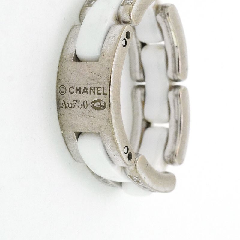 Chanel Ring Ultra Collection 18K White Gold White Gold Ceramic Diamond White