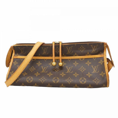 Louis Vuitton Shoulder Bag Monogram Popin Clairon M40008 Brown Ladies