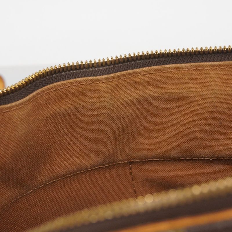 Louis Vuitton Shoulder Bag Monogram Popin Clairon M40008 Brown Ladies